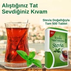 Fibrelle Stevialı Tablet Tatlandırıcı 500'lük Kutu
