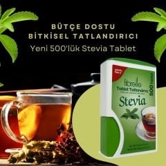 Fibrelle Stevialı Tablet Tatlandırıcı 500'lük Kutu
