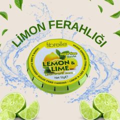 Fibrelle Stevialı Limon & Lime Aromalı Şekersiz Şeker (12 gr )