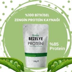 Fibrelle Bezelye Proteini Tozu 100 g