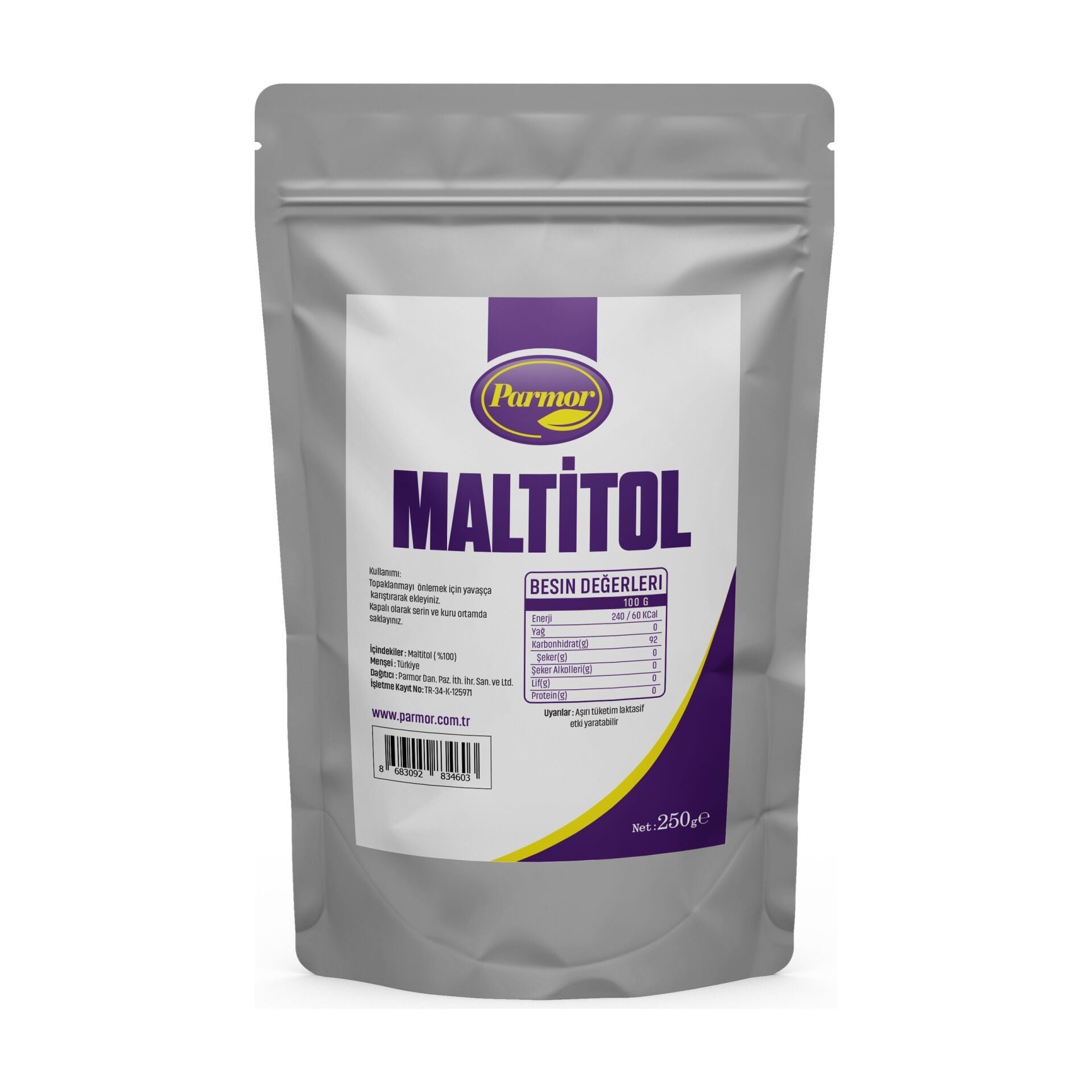 Parmor Maltitol ( 250 g Doypak Ambalaj )