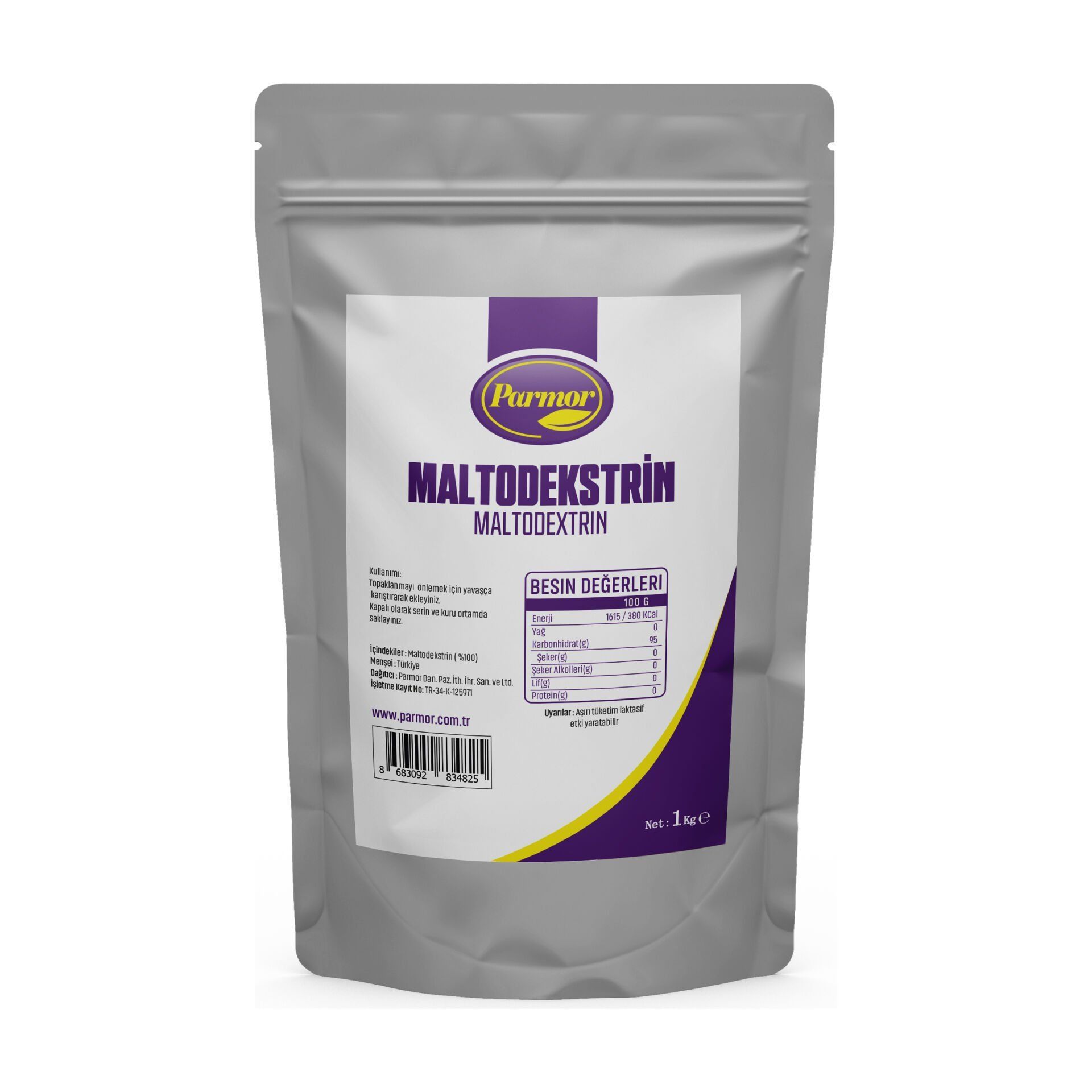Parmor Maltodekstrin 1 Kg Menşei : Türkiye