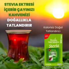 Fibrelle Stevialı Tablet Tatlandırıcı 300'lük Kutu