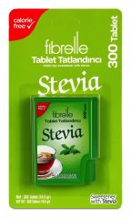 Fibrelle Stevialı Tablet Tatlandırıcı 300'lük Kutu