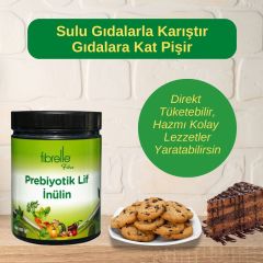 Fibrelle İnülin Prebiyotik Lif - (500g Plastik Ambalaj)