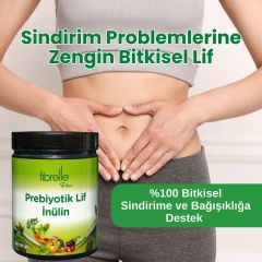 Fibrelle İnülin Prebiyotik Lif - (500g Plastik Ambalaj)