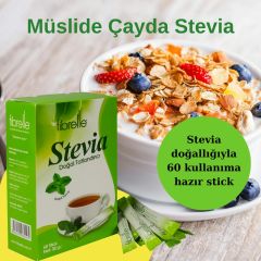 Fibrelle Prebiyotik Lifli Stevialı Stick Tatlandırıcı 0,5 gr (60 Adet) Kutu