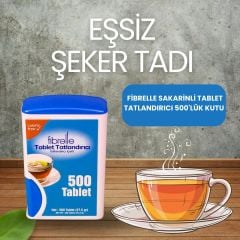 Fibrelle Sakarinli Tablet Tatlandırıcı 500'lük Kutu