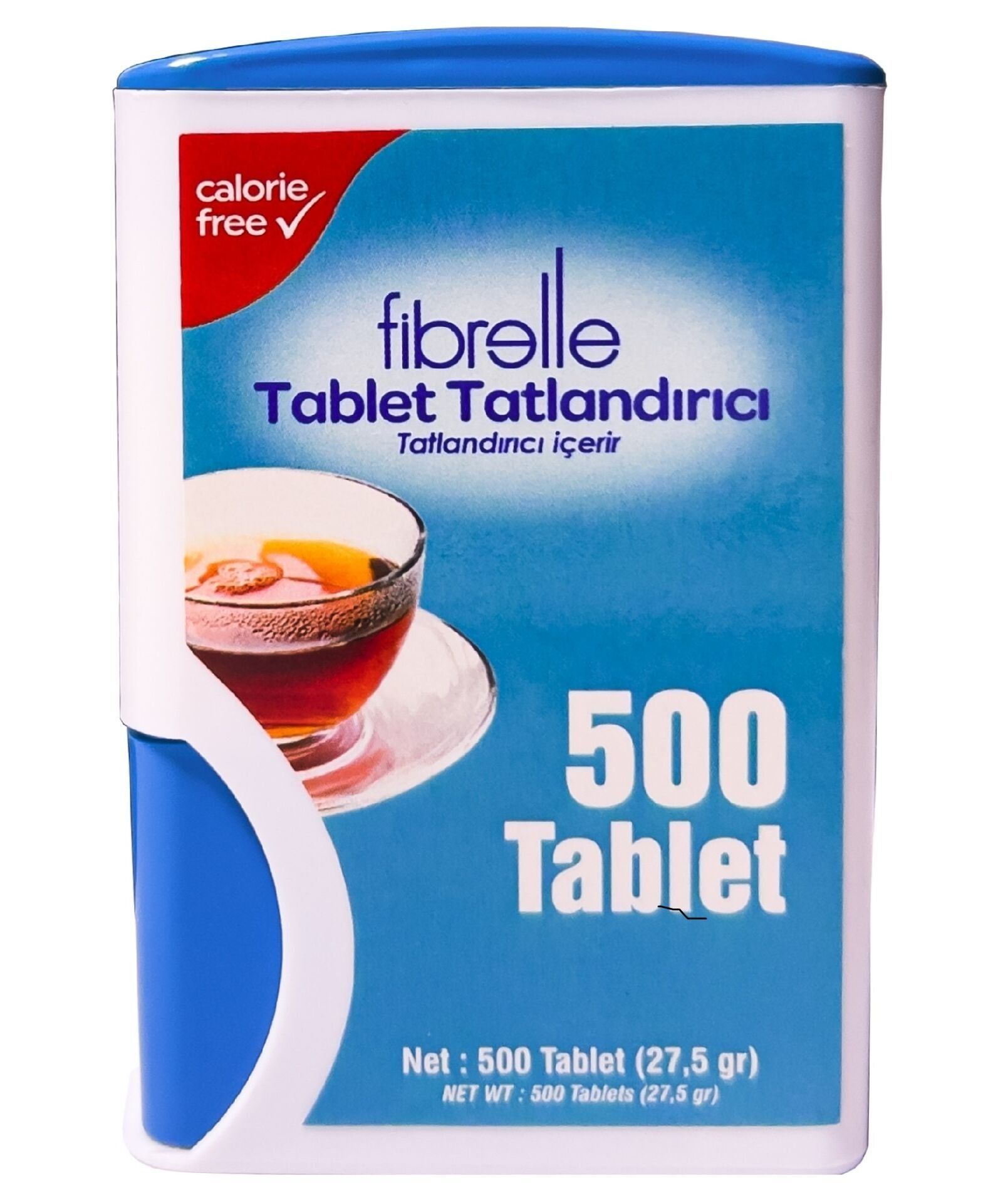 Fibrelle Sakarinli Tablet Tatlandırıcı 500'lük Kutu