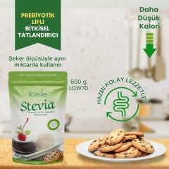 Fibrelle Prebiyotik Lifli Stevialı Tatlandırıcı LOW70 (500 gr )