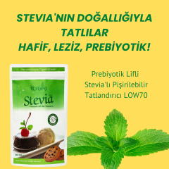 Fibrelle Prebiyotik Lifli Stevialı Tatlandırıcı LOW70 (500 gr )