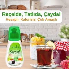 Fibrelle Stevialı Sıvı Tatlandırıcı 200 ml ( Stevia Bazlı )