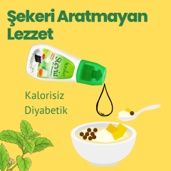 Fibrelle Stevialı Sıvı Tatlandırıcı 200 ml ( Stevia Bazlı )