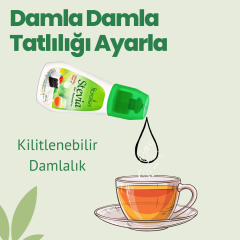 Fibrelle Stevialı Sıvı Tatlandırıcı 200 ml ( Stevia Bazlı )