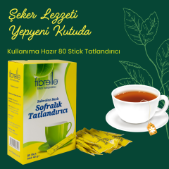 Fibrelle Ultra Plus Tatlandırıcı 0,5 gr ( 80 Adet ) Kutu (Sukraloz Bazlı)