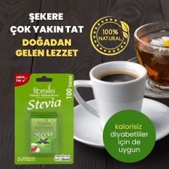 Fibrelle Stevialı Tablet Tatlandırıcı 100'lük Kutu