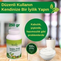 Fibrelle İnülin FOS Prebiyotik Lif - ( 250g Plastik Ambalaj ) INULIN