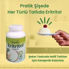 Fibrelle Eritritol ( Erythritol ) 400 g ( Şişe )
