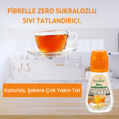 Fibrelle Zero Sıvı Tatlandırıcı 200 ml ( Sukraloz Bazlı )