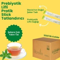 Fibrelle Prebiyotik Lifli Stevialı Stick Tat. 1000'lik Kutu (0,5 gr)