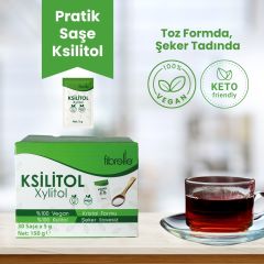 Fibrelle Ksilitol ( Xylitol )  Saşe  ( 1 Saşe = 5 g )