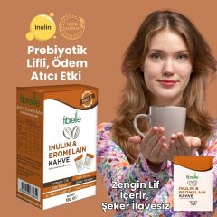 Fibrelle İnülin-Bromelain Kahve Detox 60 Adet 3gr Saşe 180g Doypak Ambalaj