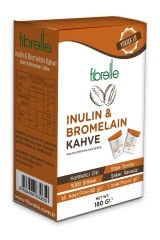 Fibrelle İnülin-Bromelain Kahve Detox 60 Adet 3gr Saşe 180g Doypak Ambalaj