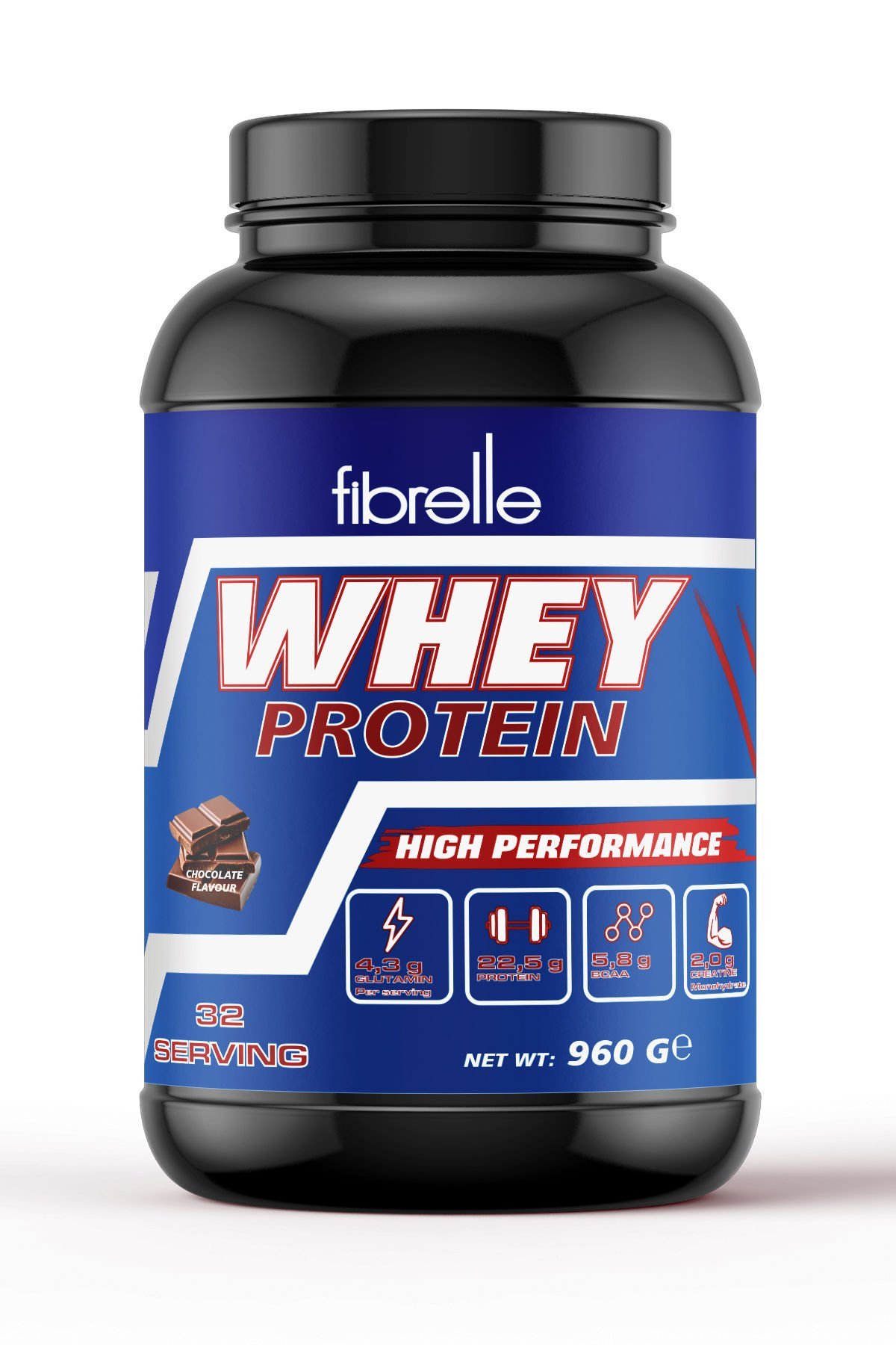 Fibrelle Whey Protein Çikolata 960 g