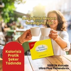 Fibrelle Ultra Plus Tatlandırıcı  1000 Adet Saşe Ambalaj 0,5 gr Toz