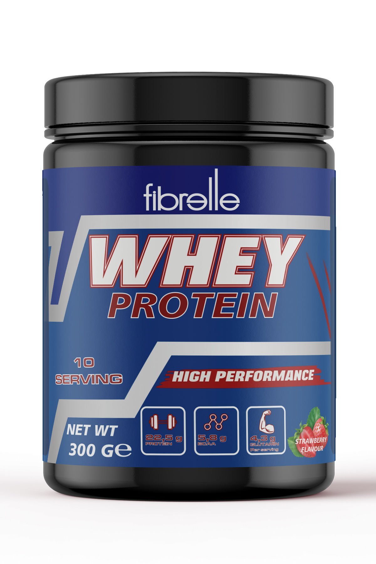Fibrelle Whey Protein Çilek Aromalı  300 g