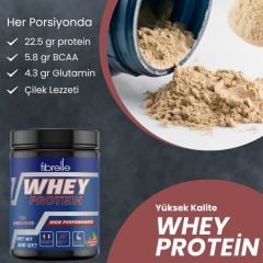 Fibrelle Whey Protein Çilek Aromalı  300 g
