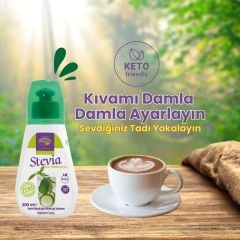 Parmor Stevia Sıvı Tatlandırıcı 200 ml  ( Stevia Bazlı )