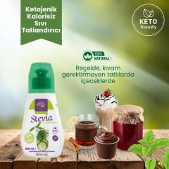 Parmor Stevia Sıvı Tatlandırıcı 200 ml  ( Stevia Bazlı )