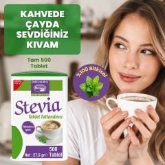Parmor Stevia Tablet Tatlandırıcı 500'lük Kutu