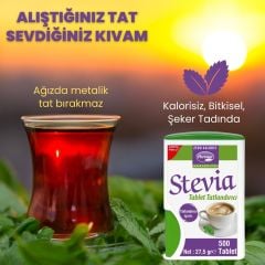 Parmor Stevia Tablet Tatlandırıcı 500'lük Kutu