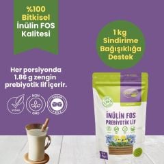 Parmor İnülin FOS Prebiyotik Lif - 1 Kg INULIN