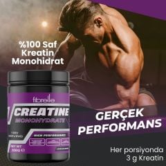 Fibrelle Kreatin Monohidrat 300 g - 100 Servis