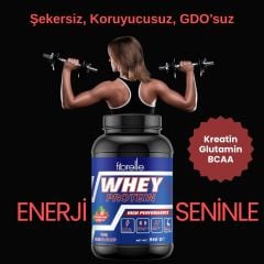 Fibrelle Whey Protein Çilek Aromalı 960 g