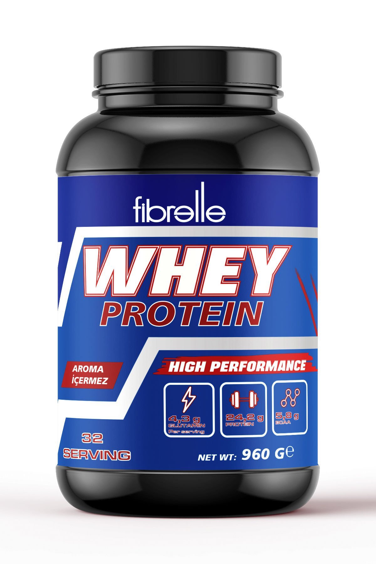Fibrelle Whey Protein Aromasız 960 g