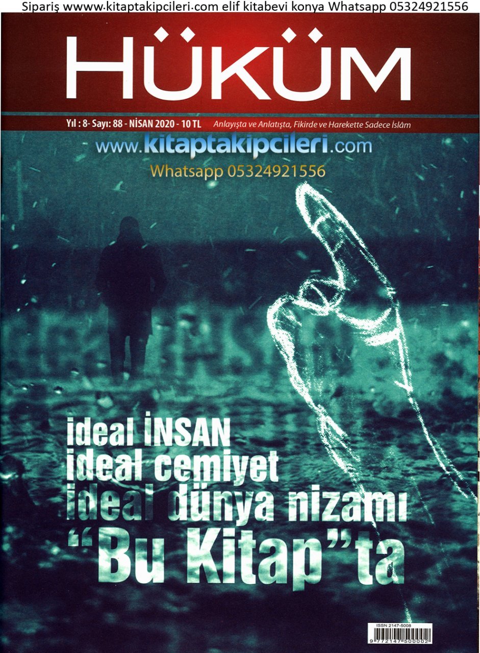 Hüküm Dergisi Nisan 2020 | İdeal İnsan, Cemiyet, Dünya Nizamı Bu Kitap'ta | İHSAN ŞENOCAK