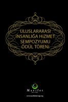 Uluslararası İnsanlığa Hizmet Sempozyumu Ödül Töreni Kitabı