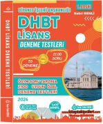 2024 DHBT LİSANS 53 Deneme Testleri, Sabri Benli, Diyanet İşleri Başkanlığı, Ösym Soru Tarzına %100 Uygun, Toplam 2100 Soru 297 Sayfa