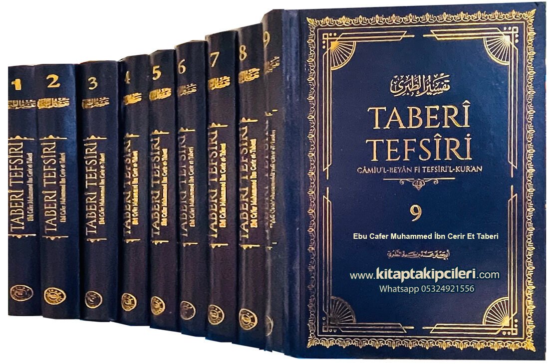 Taberi Tefsiri Kuranı Kerimin Türkçe Tefsiri, Camiul Beyan Fi Tefsiril Kuran, Ebu Cafer Muhammed İbni Cerir Et Taberi, Şamua Kağıt 9 Cilt 4872 Sayfa