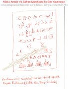El Yazması Muhabbet İçin Hattat Tarafından Safran Mürekkebi İle Elle Yazılmıştır, Kaynak Batılname Şefik Bin Yakup İskilifi Kitabı