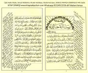 Üçlü Hadis Kitabı, Siracül Müttekin, Risalei Halidiyye, Risalei Kutsiyye, SADECE ARAPÇA OSMANLICA 445 Sayfa