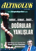 Altınoluk Dergisi Eylül 2018 | Tarikat, Cemaat, Örgüt, Doğrular Yanlışlar, Prof. Dr. Hasan Kamil Yılmaz