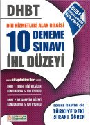 DHBT Din Hizmetleri Alan Bilgisi 10 Deneme Sınavı, İHL Orta Öğretim Düzeyi, DDY yayınları