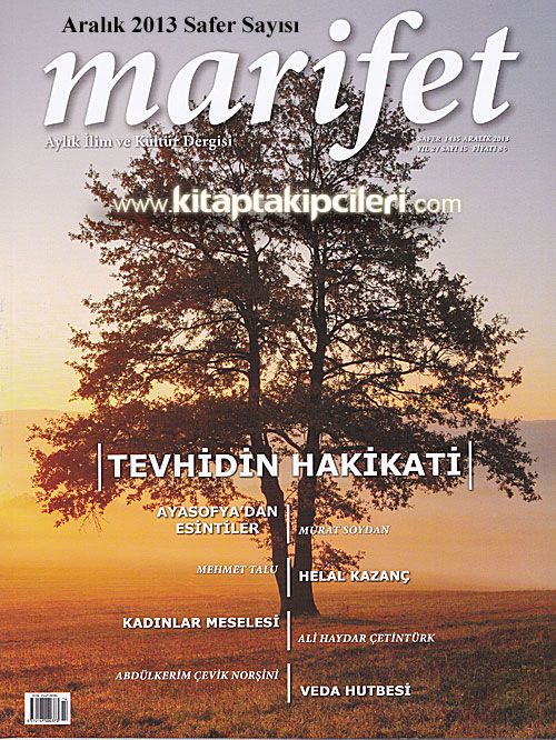 Marifet Dergisi Aralık 2013 Sayısı