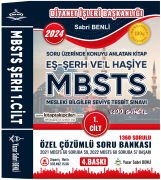 2024 MBSTS Eş Şerh Vel Haşiye, Sabri Benli Diyanet MBSTS ÖZEL ÇÖZÜMLÜ SORU BANKASI 1360 Sorulu %100 Güncel Tamamı Detaylı 2 Kitap Toplam 1077 Sayfa