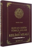 Kuranı Kerim Türkçe Anlamı ve Kelime Meali, Halil Uysal, Rahle Boy 20x28 cm Ebat